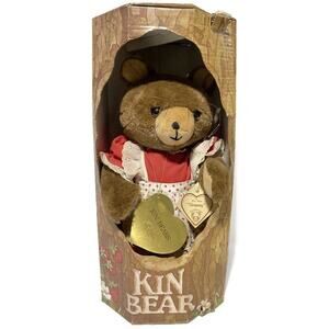 Granny Kin Bear Plush by Hotchkin Bear Company 20" Tall Vintage 1990 IOB